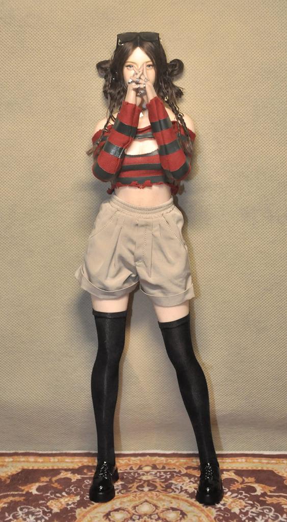 Toys & Hobbies [TOYBARJAPAN] 16 Figure AccessoriesCompatible with TBLeague Body GS Pure Style High School Girl Office Lady OL Black Over-the-knee