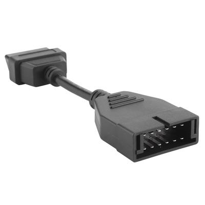 Profesionální autodiagnostický kabelový konektor pro 12pinový samec na OBD1 OBD2 16pinový samicový adaptér