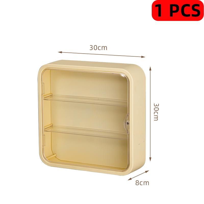 Wall Mounted Clear Acrylic Storage Box for Figures, Blind Box Display Case, Dust-Proof Stand for Dolls and Toys