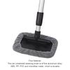Alloy Rod Auto Windshield Brush Portable Reusable Washable Triangular Replacement Microfiber Cleaning Tool Accessories