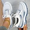 Damen Sneaker in Übergröße mit Fly-Knit-Netz - Leicht, Bequem, Vielseitige Freizeitschuhe