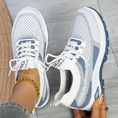Damskie Sneakersy z Siateczki Fly Knit Duże Rozmiary - Lekkie, Wygodne, Wszechstronne Buty Codzienne