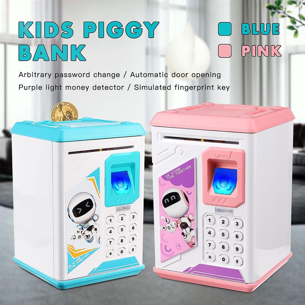 Electronic Piggy Bank Password Money Coin Automatic Safe Saving Box for Kids Child