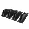 4PCS Car Rear Lower Spoiler Sporty Universal Rear Bumper Chassis Diffuser Lip Wing Splitter for 1 Series E90 E91 Black