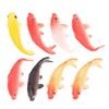 ABOOFAN Set of 8 Miniature Nishikigoi Figurines, PVC, Approx. 0.79 X 0.24 X 0.24 Inches, Perfect for Aquarium Decorations, Dollhouse Decor, Small