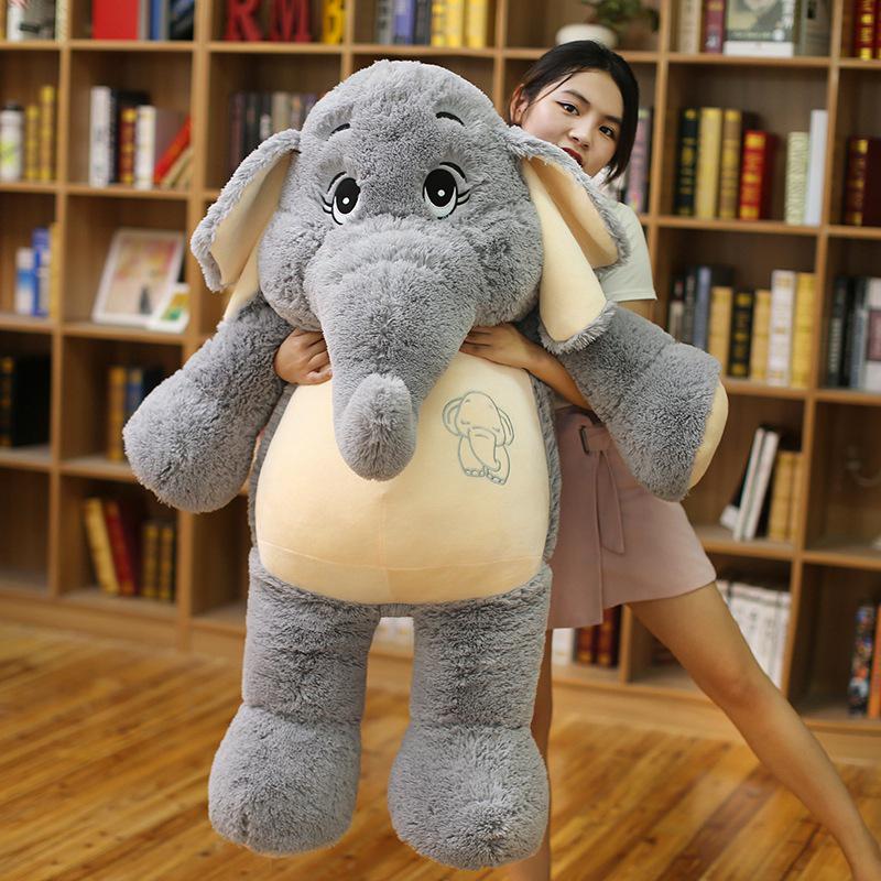 Large Gentle Dream Elephant Plush Toy – Soothing Sleep Companion for Baby
