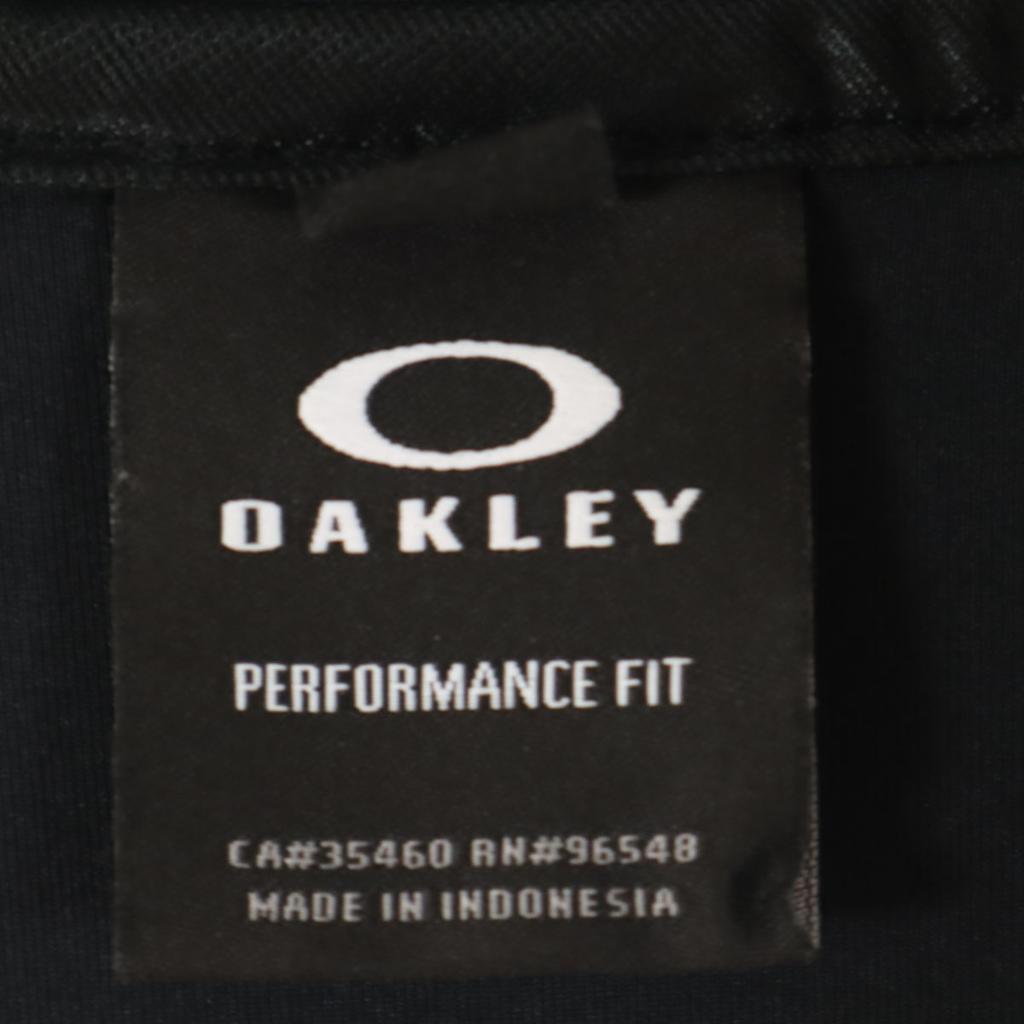 OAKLEY Long sleeve Zip hoodie S black Men's Used
