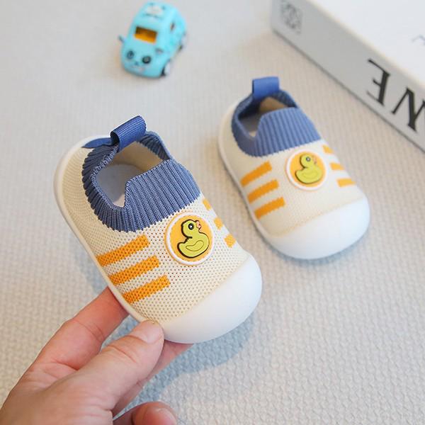 Infant Non-Slip Soft Sole Baby Walking Shoes - Lightweight Fly Knit Socks for Toddlers, Girls & Boys (Spring/Summer)