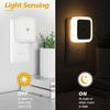 1/4/8pcs LED Night Light,Plug in Night Lamp,Dimmable Indoor Lighting,Decorative Wall Light for Corridor,Cabinet,Toilet,Kids Room