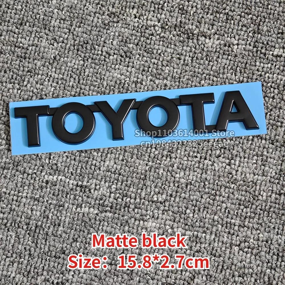Trunk Rear Letter Badge Emblem for Toyota Replacement RAV4 Corolla Camry Prado REIZ CHR 86  Avalon Highlander Verso Tacoma