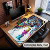 Music DJ Theme Custom Mouse Pad Personalized With Name Text Customized Desk Mat For Office Home Decor