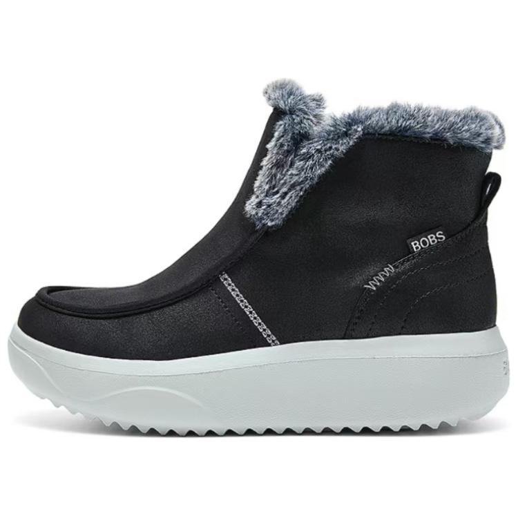 Skechers Bobs Comfortable Short Snow Boots Women boots Black 114755-BLK 36
