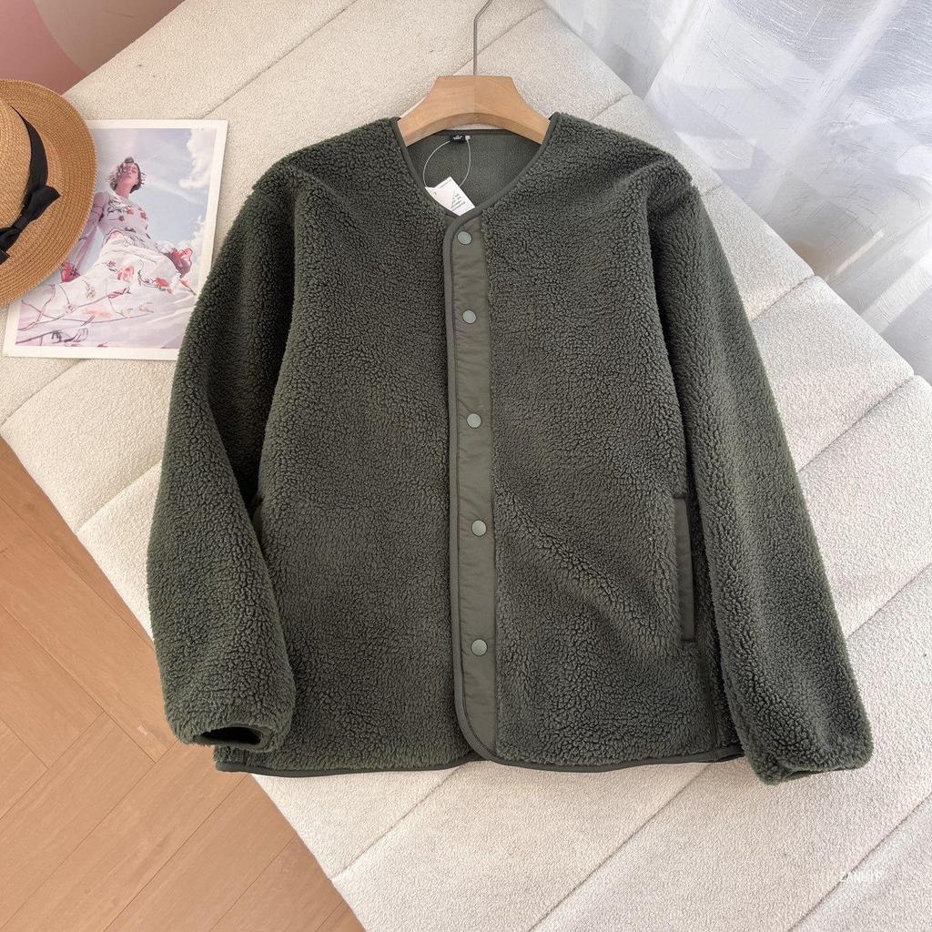 Men's Windproof Fleece Cardigan/Jacket - Autumn/Winter Imitation Lambswool, Style E481183