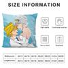 Hot Anime The Seven Deadly Sins Pillow Case 3D Print Polyester Fiber 40*40cm Home Sofa Throw Decoration Festival Gift