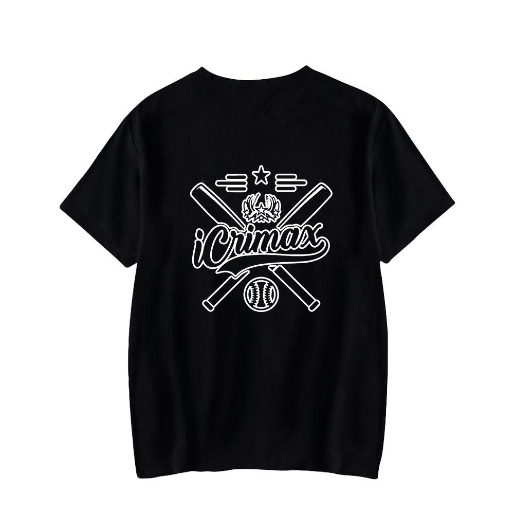 Grappig Icrimax T-shirt Cool Heren T-shirt O-hals Casual Unisex Streetwear Letterprint Mode T-shirt Camisetas Ropa Hombre