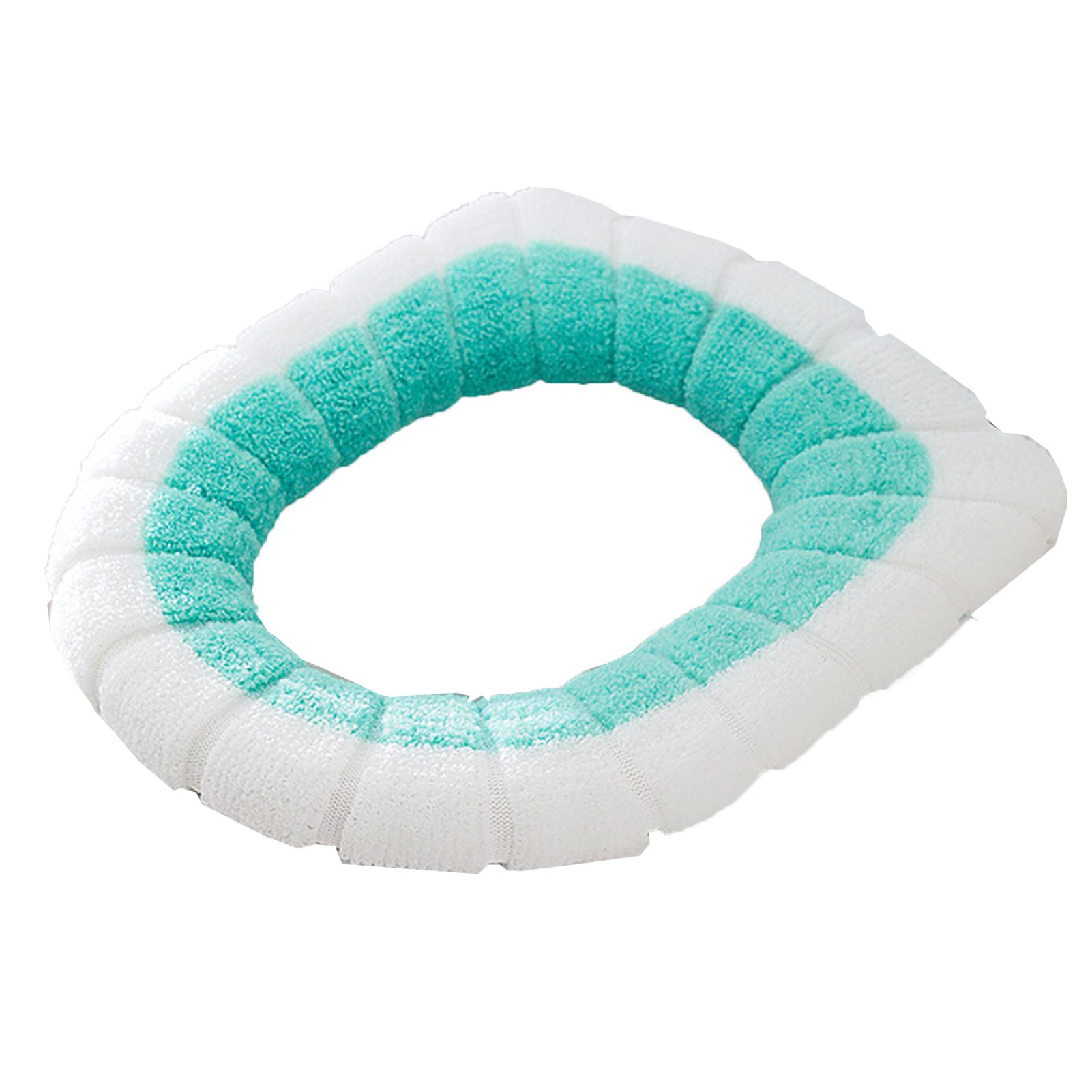 

Universal Bathroom Warm Soft Toilet Seat Lid Cover Mat Pad Cushion Home Decor KTJ зелёный