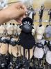 Cute Cartoon Sheep Fur Keychain Bag Charm