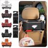 Rücksitz Auto Getränke Rücksitz Große Kapazität Taschentuch PU Einfache Auto Aufbewahrungstasche Tasche, Halter, Aufbewahrung, Box, Leder, Wasserdicht, Fleckenabweisend,
