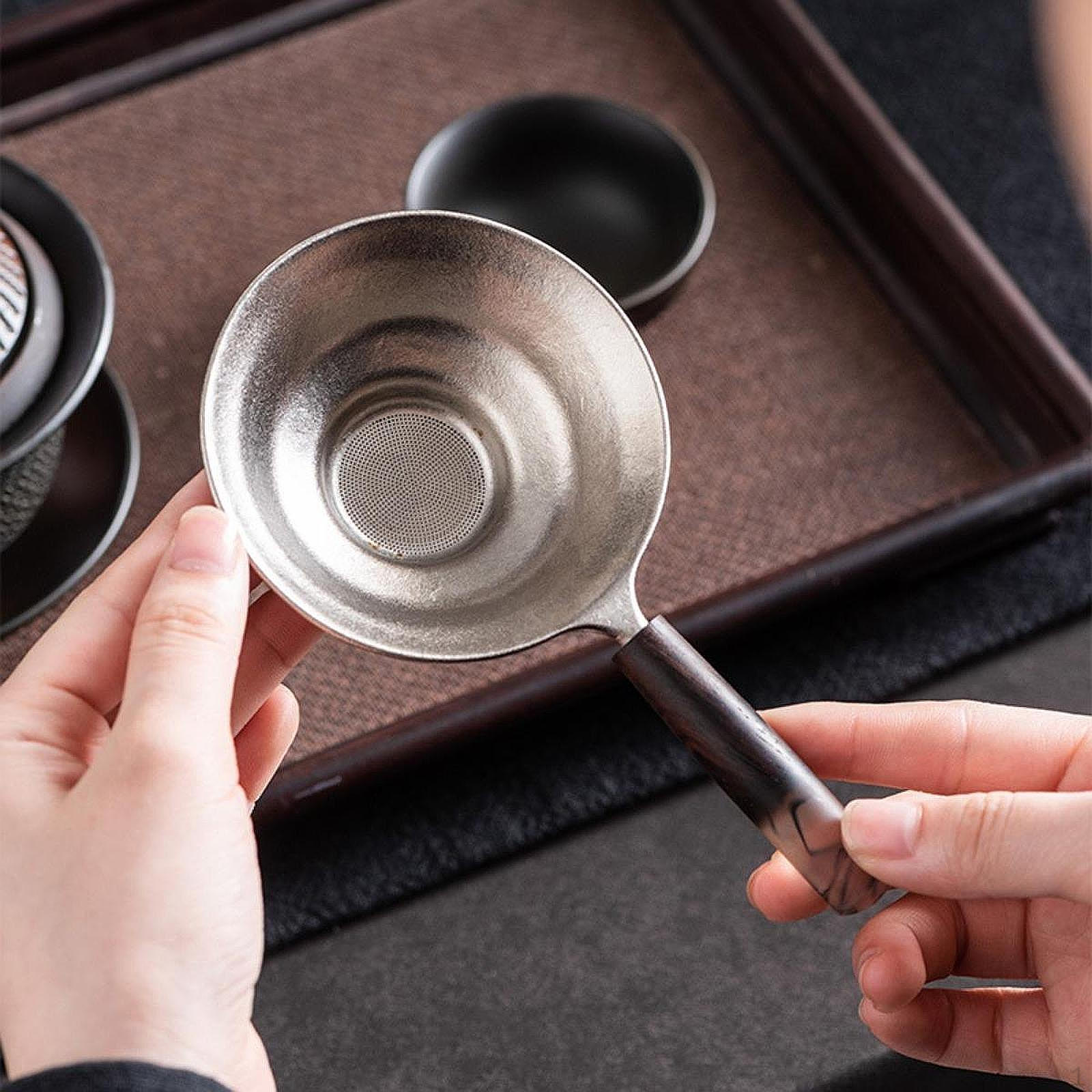 

Фильтр для чая из нержавеющей стали, бытовой, многоразовый, с ручкой, с течью, для соковыжималки Style A