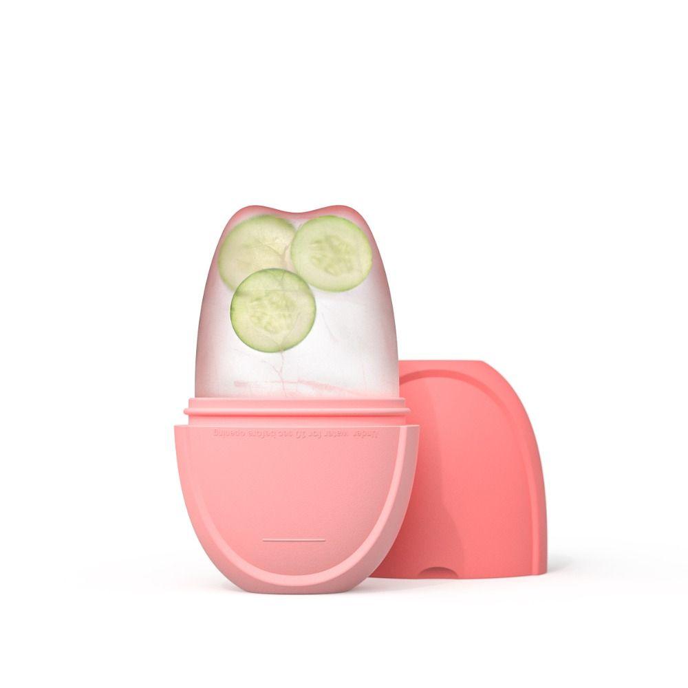 Lifting Contouring Facial Ice Rollers Face Massager Ice Holder For Face Silicone Ice Cube Trays