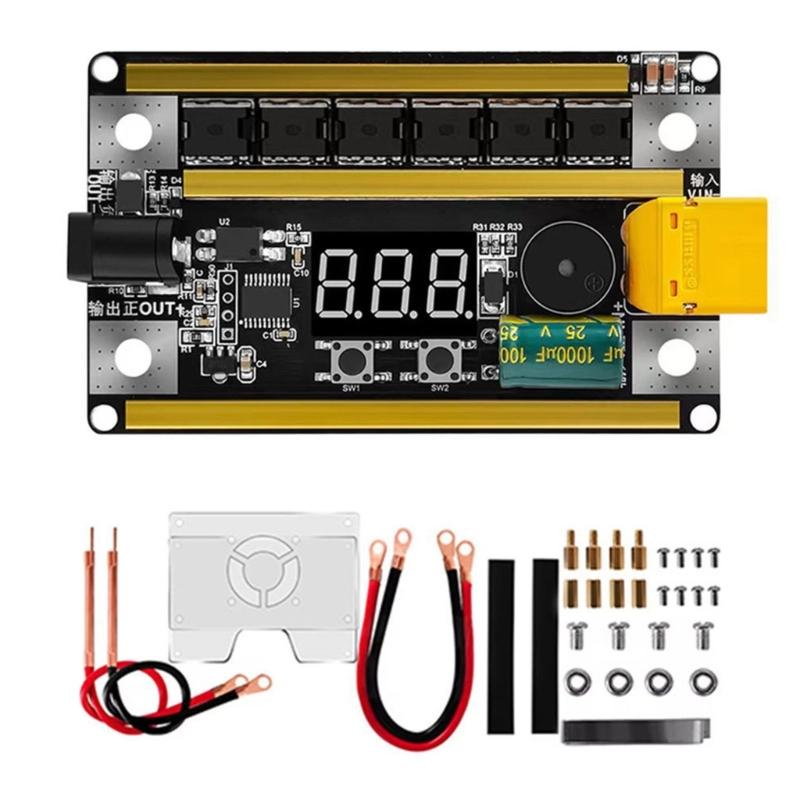 

99 Gear Spots Welder Circuit Board 24V Battery Storage Spots Welder Set Spots Welding Machine Portable Welder for 18650 1