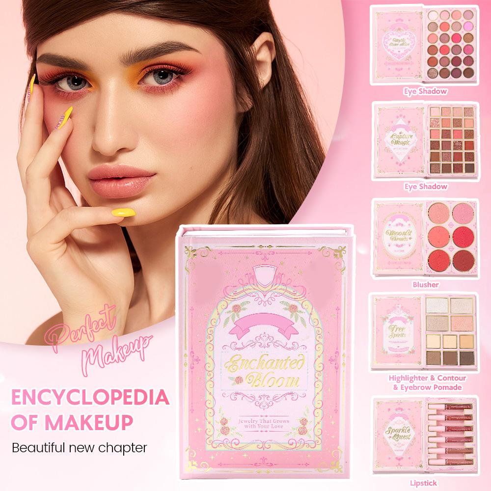 6 Layer Makeup Book, Book-style Foldable Makeup Tray Set, Makeup Set Foldable Book. It Covers All Your Makeup Needs,10ml