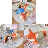 Cartoon Plush Pencil Case With Large Capacity For Students And Creative Storage