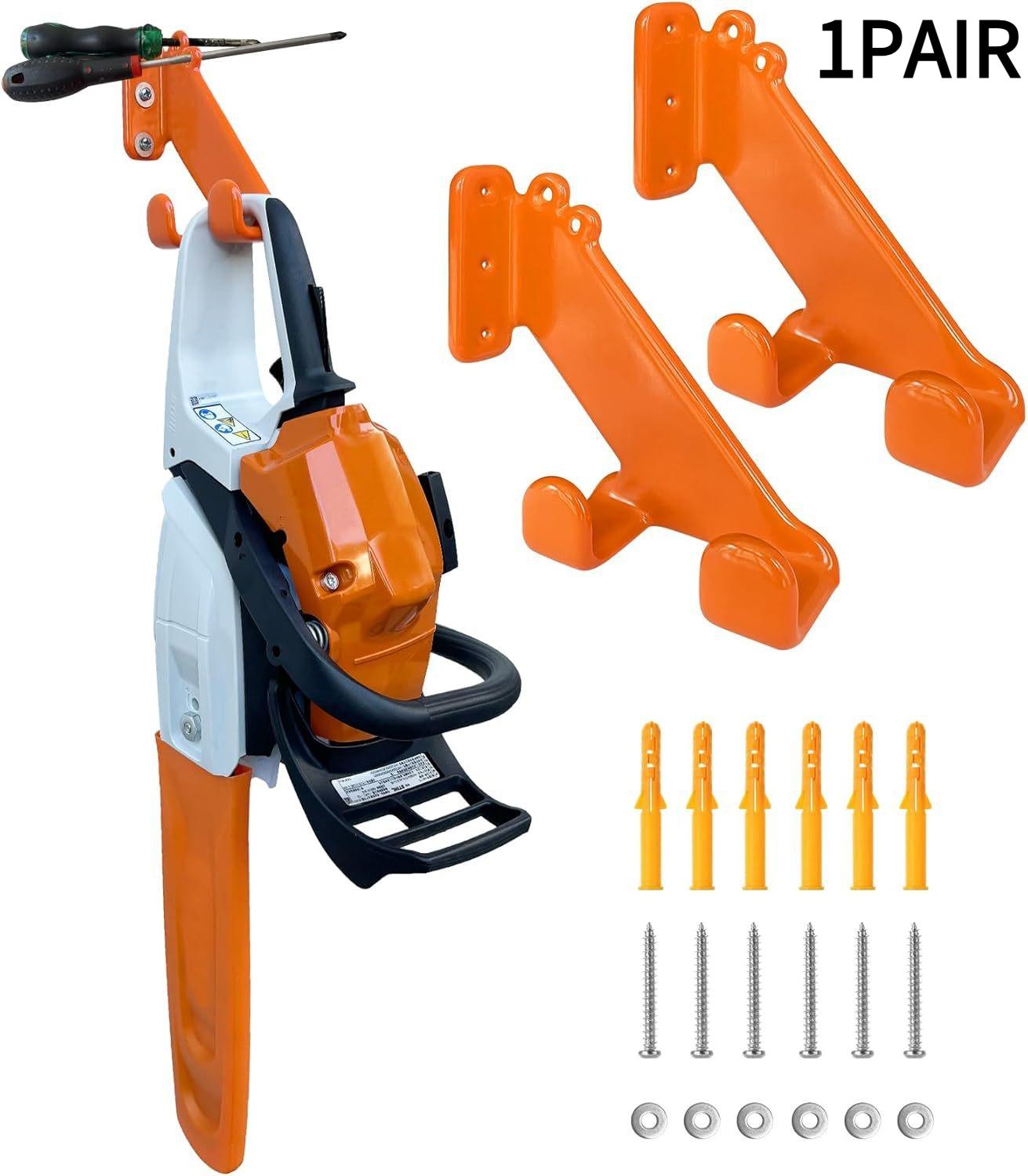 

1PAIR Wrought Iron Weeding Rack and Garden Tool Rack Storage Rack Leaf Blower Hanger