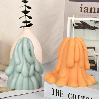 3D Ocean Tentacles Silicone Candle Mold DIY Sea Ornament Making Plaster Epoxy Resin Craft Molds Home Decoration Handmade Gifts