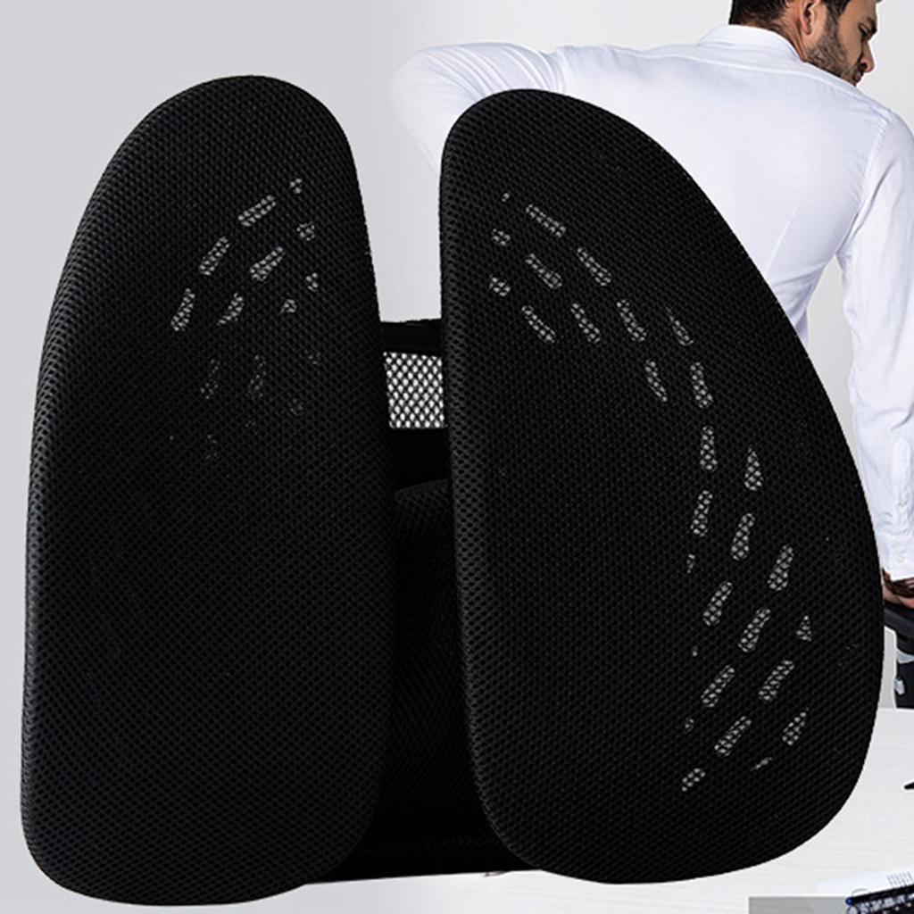 Lumbar Support Chair Back Support Breathable Mesh Ergonomic   Relaxing Chair Back Cushion for   Car