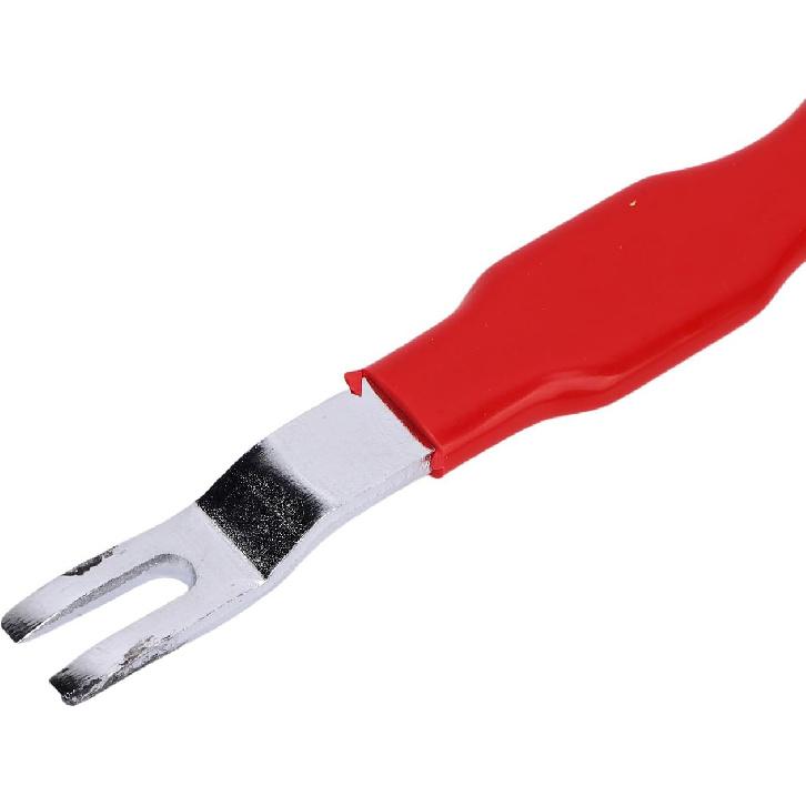 2Pcs Automotive Electrical Terminal Connector Separator Removal Tool Remover, Electrical Disconnect Pliers with Straight Dual Head Designs, Universal