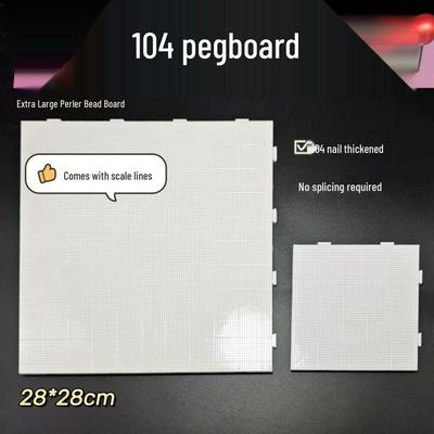 Placa Base de Perlas Perler de 2,6 mm - Resistente a Altas Temperaturas, 52/104 Agujeros, Antiescaldados con Líneas de Rejilla