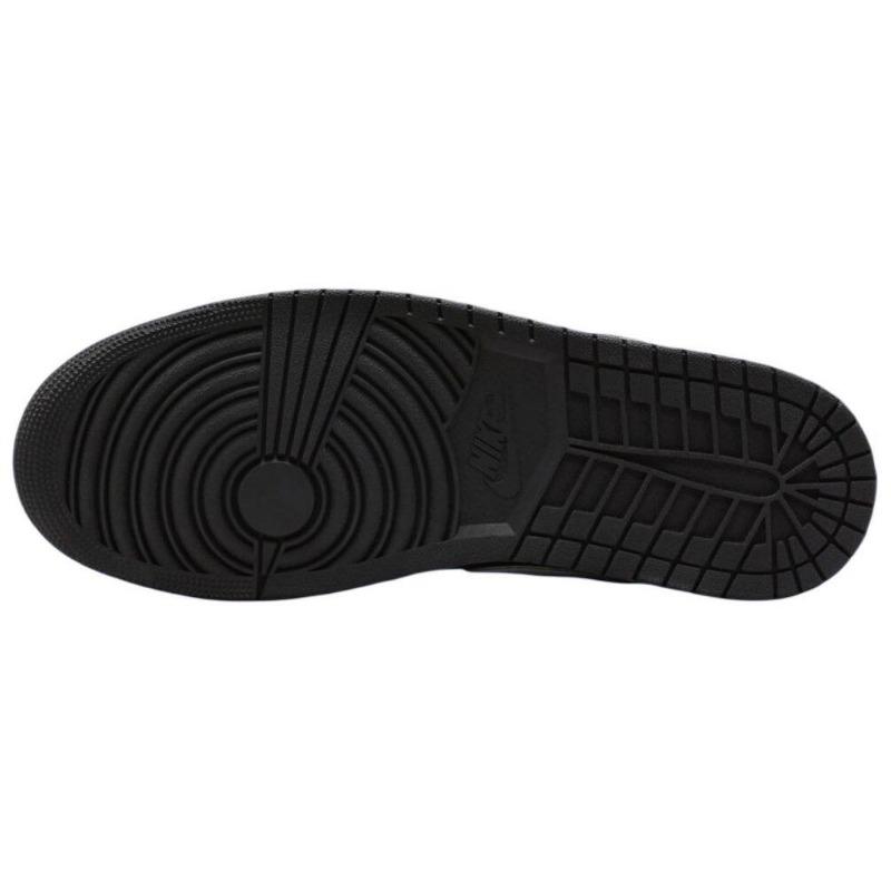 Scarpe da basket retro Air Jordan 1 Low Orca da uomo a taglio basso nere 553558-043