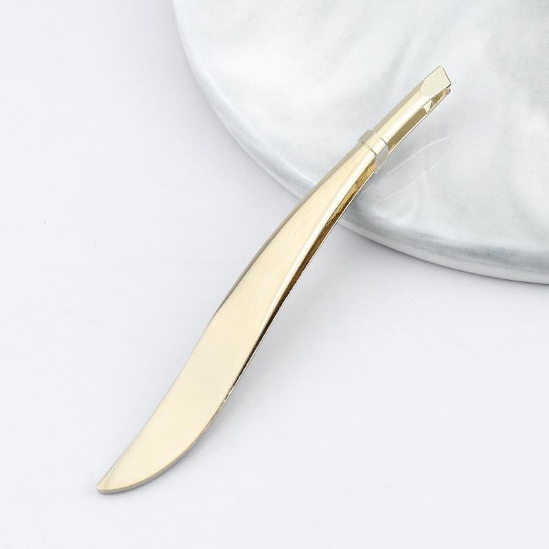One Professional Stainless Steel Eyebrow Tweezers for Hair Removal Is a Convenient Professional Beauty and Makeup Tool for Women