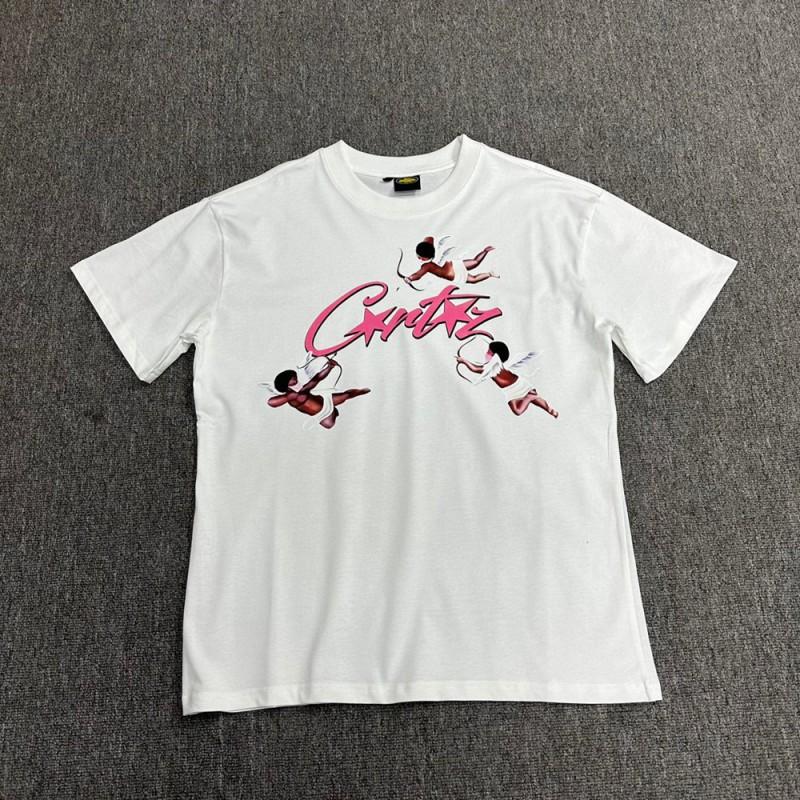 Unisex Streetwear Oversized Cotton Tee With Geometric Print Loose Fit Short Sleeve T-Shirt Men Women
