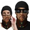1PC summer sunscreen headgear men and women outdoor locomotive riding helmet lining headgear fishing funny face kini face mask