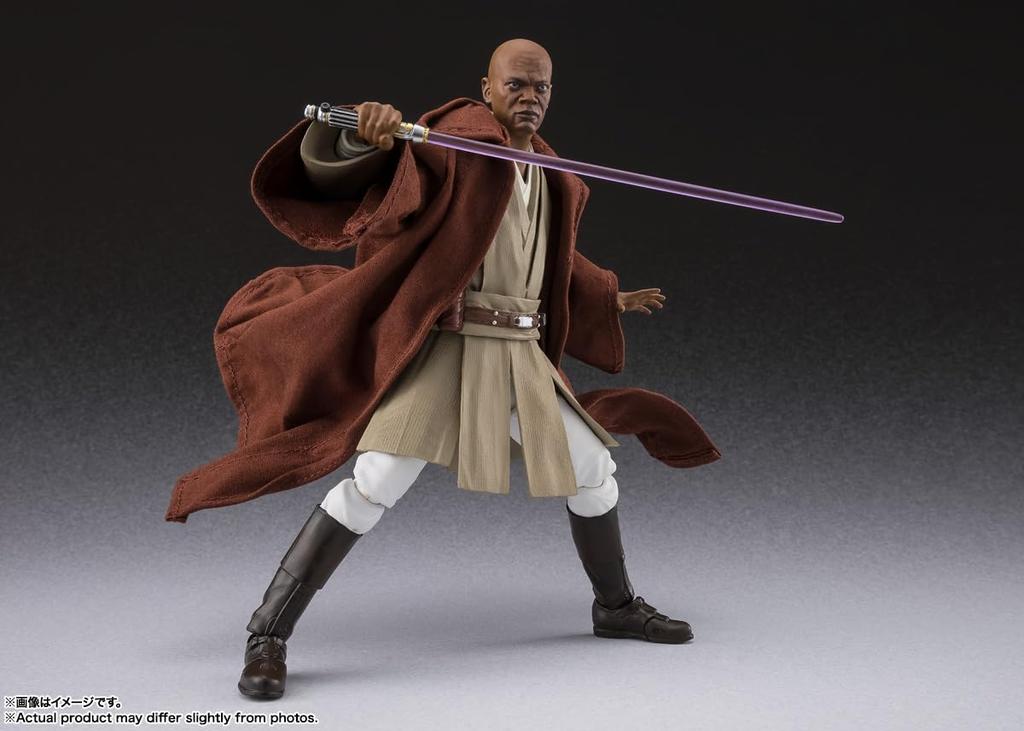 TAMASHII NATIONS Star Wars Episode Revenge of the Sith Mace Windu Revenge of the 150mm PVC ABS Fabric Painted Articulated Figure S.H.Figuarts III