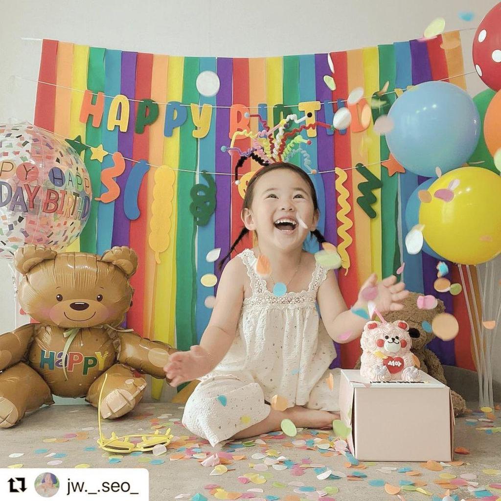 Baby's First Birthday Macaron Tassel Balloon Backdrop