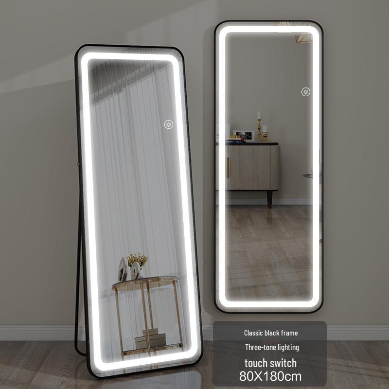 Specchio da terra a parete Smart LED Touch per Camera da letto e Cabina armadio