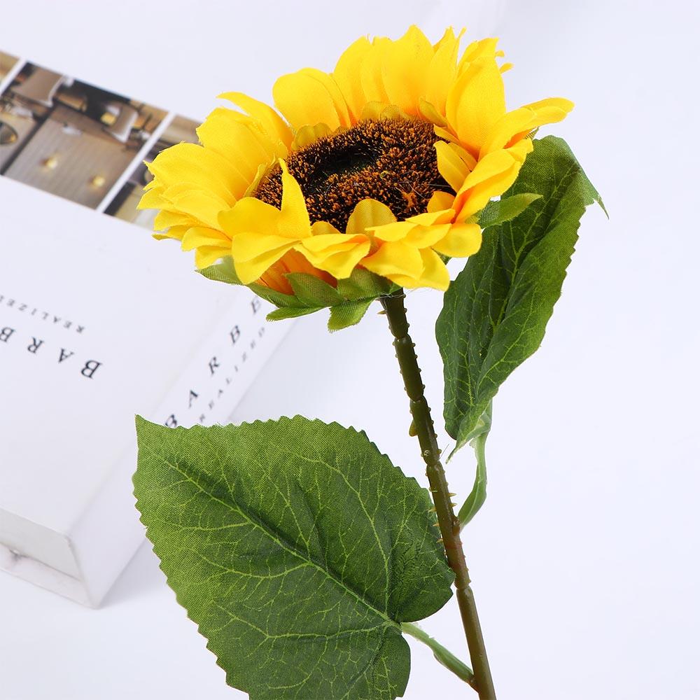 Creative Home Layout Bride Gifts Wedding Decor Flower DIY Sunflower Bouquet Artificial Sunflower