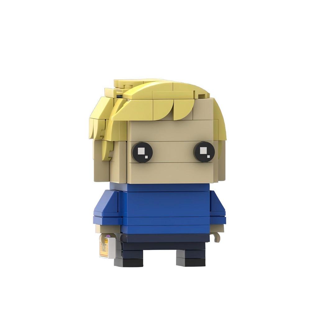 Charlie And The Chocolate Factory Movie Character Brickhead Puzzle Building Block Toy