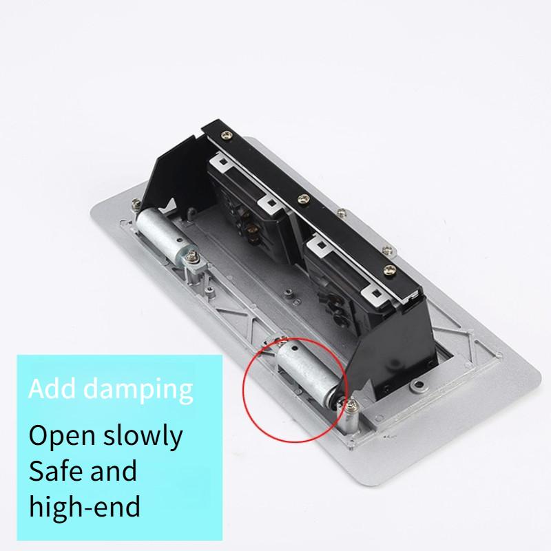 Charging USB Socket Multi Functional Embedded Desktop Hidden Socket Damping Pop-up Power Socket