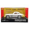 1/32 Mercedes-Benz 300SL Toy Car Model Diecast Metal Vehicle Vintage Miniature Pull Back Collection Gift for Children Kid Boys