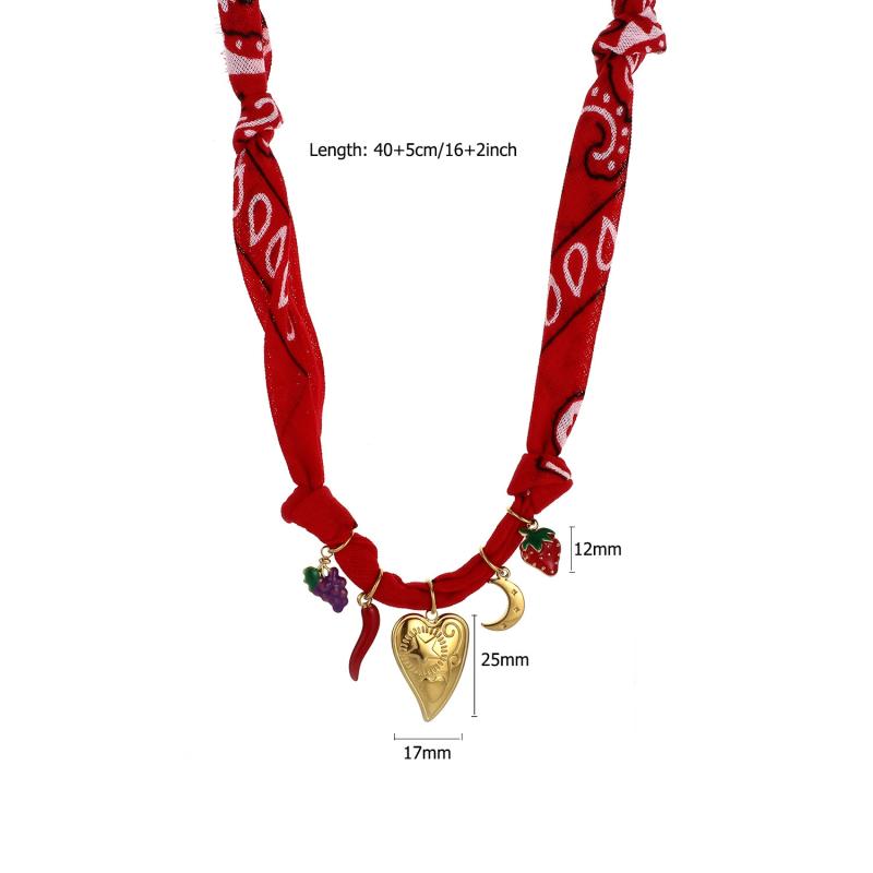 

Популярное ожерелье из ткани ручной работы, шелковое ожерелье в океанском стиле, ожерелье-шарф, ожерелье с подвеской из нержавеющей стали в виде раковины и морской звезды, подарок