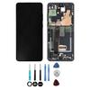 LCD Screen with Touchscreen - SAMSUNG - Galaxy S20 Ultra (G988F) - Black - Assembled On Chassis - Spare Part