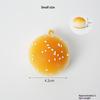 Mini Sesame Bread Squeeze Soft Slow Rising Simulation Food Squeeze Toy Keychain Pendant Stress Relief Gift For Kids Adults