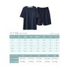 [Bellislove] Pijama de Hombre, Verano, Manga Corta, Ropa de Casa, Algodón, Ropa de Estar por Casa, Camiseta, Pantalones Cortos, Conjunto de Top y Pantalones, Holgado, Cómodo, Delgado,