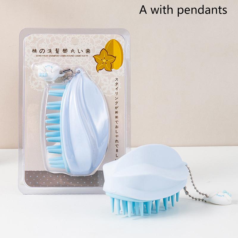 Silicone Shampoo Scalp Hair Massager Head Body Scalp Massage Brush Hair Washing Brush Scalp Exfoliator Brush Head Scrubber Tools