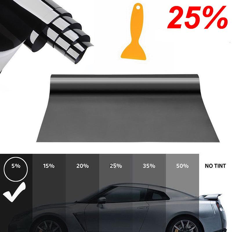 1Roll Window Tint Film Glass Sticker Shade 5%-50% VLT for Car UV Foils Sticker Films