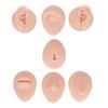 Silicone Body Practice Model Simulation Silicone Ear Eye Nose Mouth Tongue and Belly Button Model for Novice